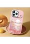 Pink Silicone Case Compatible with iPhone 17 Pro Max/18 Pro Max, Shock-Absorbing, with Camera Protection, Sea Sunrise - 2