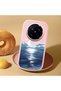 Vivo X200 Pro Compatible Shock-Absorbing Camera Protected Pink Silicone Case the Moon Rising from the Sea - 2