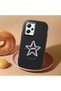 Poco X5 Compatible Shock-Absorbing Camera Protected Black Silicone Case Star Pattern - 2