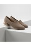 Vizyon Stretch Round Toe Thick Heel 2.7cm Length Daily Comfortable Shoes