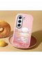 Pink Silicone Case Compatible with Tecno Camon 40(Cm5) Shock Absorbing Camera Protected Sea Sunrise - 2
