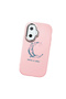 Poco F7 Compatible Shock-Absorbing Camera Protected Pink Silicone Case Moon and Star Pattern - 3