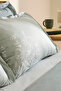 Linaria 100% Cotton Double Duvet Cover Set Mint - 8