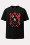 Oversize Guts Dark Warrior Berserk Printed T-Shirt