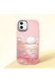 iPhone 12 Mini Compatible Shock Absorbing Camera Protected Pink Silicone Case Sunrise at Sea
