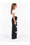 28609-26 Girl's Floral Embroidered Loose Jeans Wide Leg Tassel Jeans 6-12 Years Old - 4
