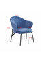 Elegant Blue Color Single Sofa Chair - 3