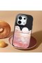 Poco X6 Compatible Shock-Absorbing Camera Protected Black Silicone Case Sunrise at Sea - 2