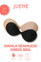 Damla Seamless Dress Bra - Breast Gathering Invisible Support Non-Marking Dress Decolletage Bra Beige - 5