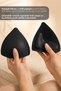 Padded Breast Pad - Push up Half Padded Supportive Bra Swimsuit Bikini Pad Black - 4