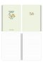 A5 Spiral Cardboard Cover Set of 4 School Notebooks 80 Sheets – 2 Lined + 2 Squared, with Lesson Schedule - 3