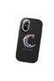 Realme C67 4g Compatible Shock-Absorbing Camera Protected Black Silicone Case Moon and Star Pattern - 3