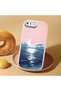 iPhone 7 Plus/8 Plus Compatible Shock-Absorbing Camera Protected Pink Silicone Case the Moon Rising from the Sea - 2