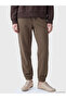 Özmarka New Season Brown Women's Jogger Sweatpants with Elastic Waist - 2