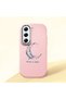Tecno Camon 40 Pro 5g(Cm7) Compatible Shock-Absorbing Camera Protected Pink Silicone Case Moon and Star Pattern
