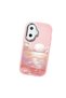 Poco F7 Compatible Shock Absorbent Camera Protected Pink Silicone Case Sunrise at Sea - 3