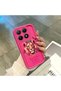 Mi 15t Compatible Pink Red Silicone Lion King and Butterfly Pattern Case Shockproof Camera Protection - 4