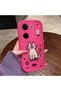 For Tecno Camon 20 Pro 4g Compatible Pink Red Silicone Dotted Cat Pattern Case Shockproof Camera Protection