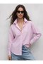 Pink Striped Long Sleeve Shirt - 8
