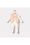 Baby Girl Jumpsuit with Plush Vest - 2