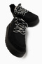Reni Black Suede Mesh Detailed Thick Sole Women's Casual Shoes - 4