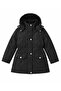 Girl's Hooded Winter Coat with Plush Inside and Pockets