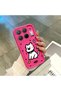 Mi 15t Pro Compatible Pink Red Silicone Dotted Dog Pattern Case Shockproof Camera Protection - 4