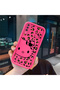 Samsung Galaxy A50/A50S/A30S Compatible Pink Red Silicone Leopard Pattern Kitty Case Shockproof Camera Protection - 3