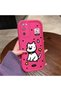 Samsung Galaxy S20 Fe 4G/5G Compatible Pink Red Silicone Dotted Dog Pattern Case Shockproof Camera Protection