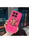 Mi 15 Compatible Pink Red Silicone Lion King and Butterfly Pattern Case Shockproof Camera Protection - 3