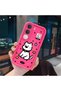 Vivo Y31/Y21D Compatible Pink Red Silicone Dotted Dog Pattern Case Shockproof Camera Protection - 3