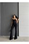İvana Spanish Style Jeans Colorfast Black Spanish Jeans High Waist Denim Trousers (Full Fit)