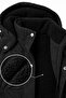 Girl's Hooded Winter Coat with Plush Inside and Pockets - 6