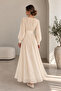 Cream Belted Dress - 2Y7051 - 2