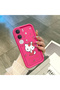 Vivo Y31/Y21D Compatible Pink Red Silicone Cherry Kitty Pattern Case Shockproof Camera Protection - 4