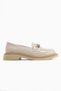Maribel Beige Women's Loafer Casual Shoes with Accessory Detail - 2