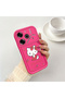 Tecno Pova 6/Pova 6 Pro Compatible Pink Red Silicone Cherry Kitty Pattern Case Shockproof Camera Protection - 2