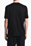Men's Eagle Logo Printed Regular Fit Round Neck Short Sleeve Black T-Shirt - 2