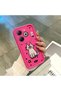 Tecno Spark 20/20C Compatible Pink Red Silicone Dotted Cat Pattern Case Shockproof Camera Protection - 4