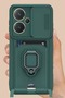 Spt-Gld Newface Redmi Note 13 Pro Plus Case Zuma Silicone with Business Card Holder and Ring (114522) - Black - 2