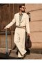 Suit, cream - M - 7