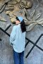 Shirt Collar Long Sleeve Cuffed Embroidered Blue Regular Shirt Sun518 - 2