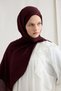 Italian Jacquard Shawl Ring Pattern - Burgundy - 4