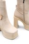 Selene Sola Women's High Heeled Boots 00122030 Beige - 5