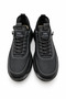 Black 100% Leather Men's Casual Sports Shoes |   Eva Sole Full Mold |   Stretchy Smart Laces Full Orthopedic |   Modern Casual Men's Sneaker Shoe Model for Comfortable and Comfortable Daily Use - 3