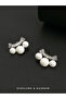 Faux Pearl Stud Earrings