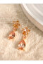 Multi-Gemstone Dangle Earrings