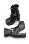 Selene Sola Women's High Heeled Boots 00122030 Black - 4