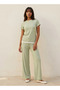 Youth Mid-Rise Pants with Drawstring Closure - 3