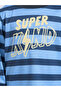 Boys Striped Long Sleeves T-Shirt and Cuffed Pants Pyjama Set - 3